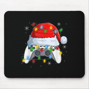 Video Game Controller Weihnachtsbeleuchtung Gamer Mousepad