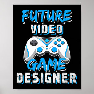 Video Game Designer Geburtstag Junge Gaming Shirt  Poster