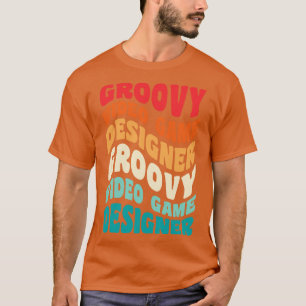 Video Game Designer Vintag Retro 60er 70er 80er Vi T-Shirt