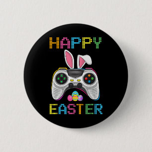 Video Game Easter Bunny Gaming Controller Gamer Bo Button