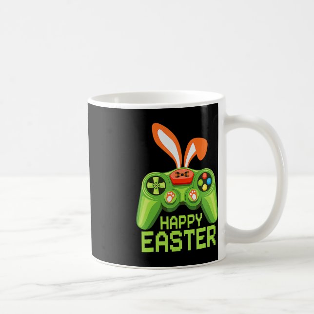 Video Game Easter Bunny Gaming Controller Gamer Bo Kaffeetasse (Rechts)