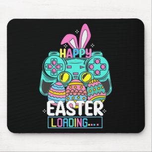 Video Game Easter Bunny Gaming Controller Gamer Bo Mousepad