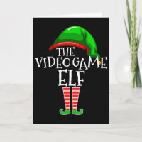 Video Game Elf Gruppen-Matching-Familien-Weihnacht