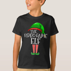 Video Game Elf Gruppen-Matching-Familien-Weihnacht T-Shirt