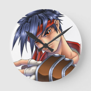 Video Game Fan Art Runde Wanduhr