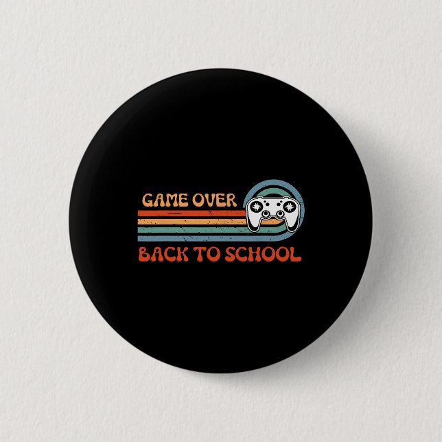 Video-Game-Game über Lehrer-Schüler an die Schule Button (Vorderseite)