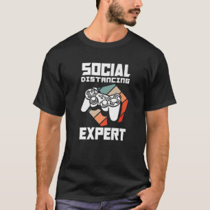 Video-Game-Gaming für Experten mit sozialer Distan T-Shirt