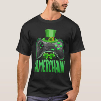 Video Game Gaming St Patrick's Day Gamer Boys T-Shirt