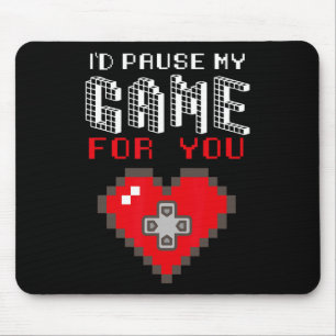 Video Game Gaming Valentinstag Gamer T-Shirts für Mousepad