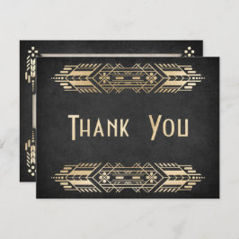 Video Game Geek Black Wedding Dankeskarte