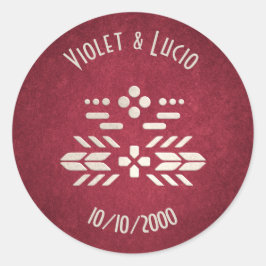 Video Game Geek Red Wedding Runder Aufkleber