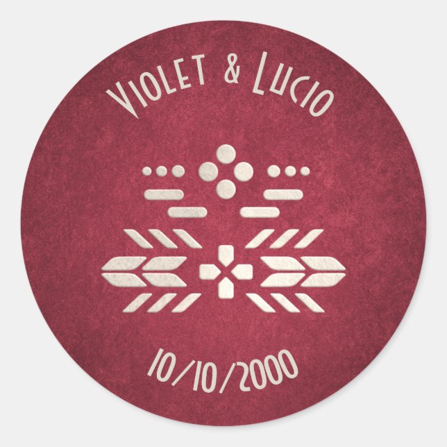 Video Game Geek Red Wedding Runder Aufkleber (Vorderseite)