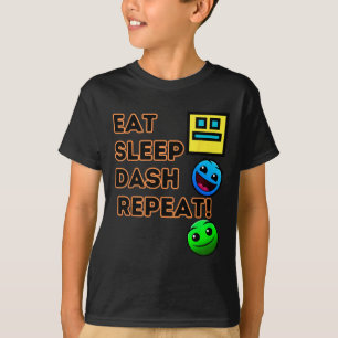Video Game Geometry Video Gamer zum Wiederholen vo T-Shirt