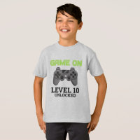Video Game Level Up Controller Geburtstag Shirt