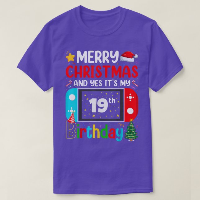 Video Game Lover Frohe Weihnachten Ja, es ist mein T-Shirt (Design vorne)