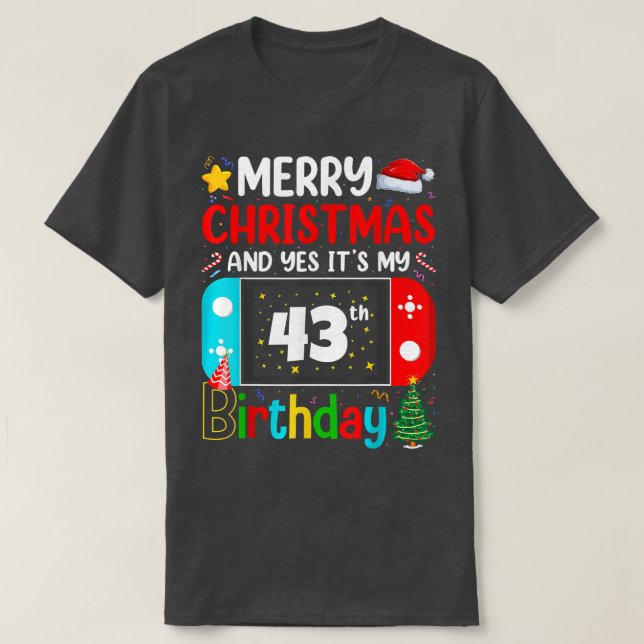 Video Game Lover Frohe Weihnachten Ja, es ist mein T-Shirt (Design vorne)