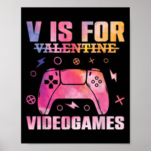 Video Game Lover Quote Gamer Pun Grafik Text Desi Poster