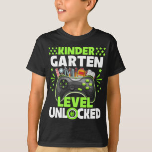 Video-Game mit ungesichertem Kindergarten Zurück T-Shirt