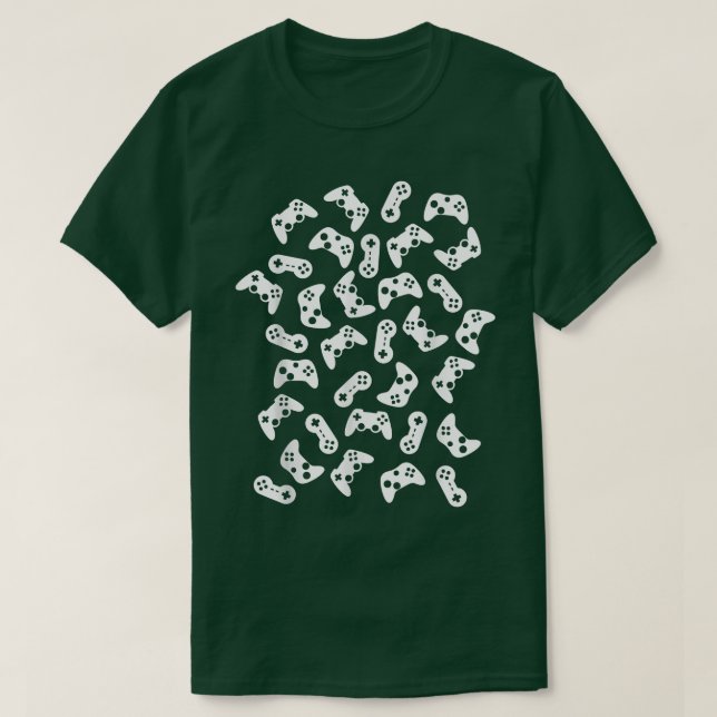 Video Game Pattern for Gamer  T-Shirt (Design vorne)