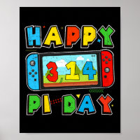 Video Game Pi Day Gamer Mathematiker Lehrer Kinder
