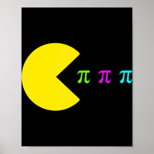 Video Game Pi Day Gamer Mathematiker Lehrer Kinder Poster