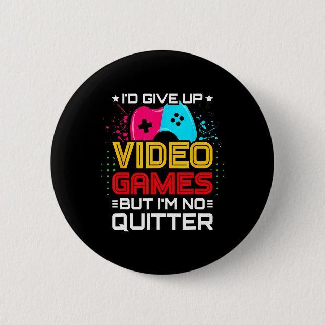 Video Game Player - PC Console Online Gaming - Spa Button (Vorderseite)