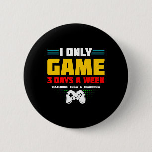 Video Game Player - Video Gamer - Gamer Meme - Spa Button