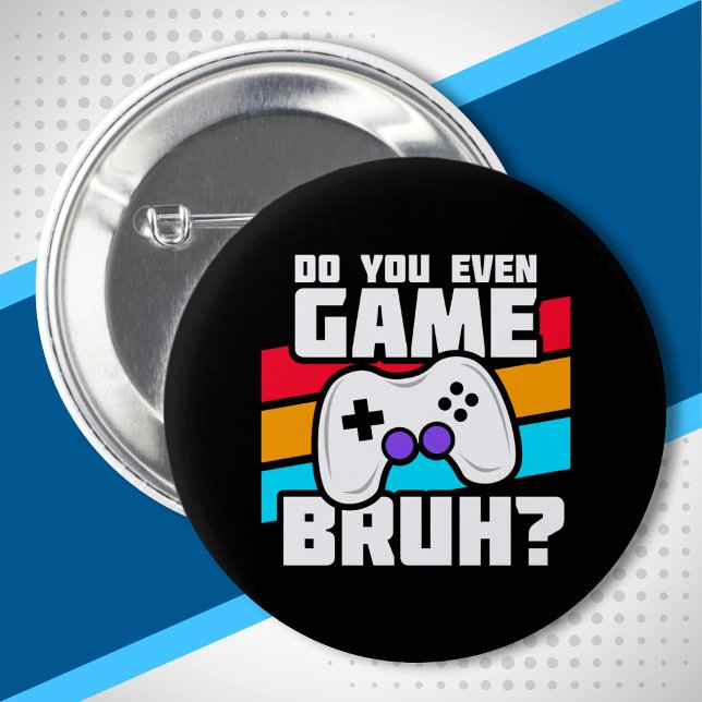 Video Game Player - Video Gaming - Funny Gamer Button (Von Creator hochgeladen)