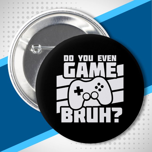 Video Game Player - Video Gaming - Funny Gamer Button (Von Creator hochgeladen)