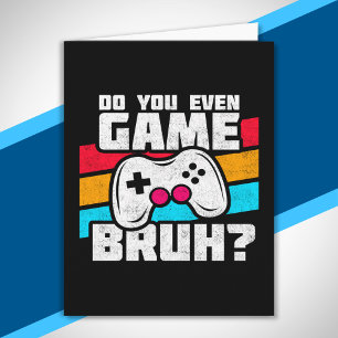 Video Game Player - Video Gaming - Funny Gamer Karte
