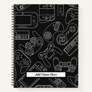 Video Game Spiral Notebook Notizbuch