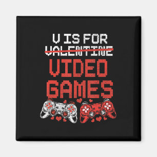 Video-Game-Valentinstag für Jungs-Kinder-Teenager Magnet