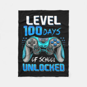 Video Gamer 100. Schultag 100 Tage bis Fleecedecke