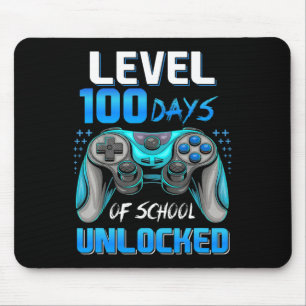 Video Gamer 100. Schultag 100 Tage bis Mousepad