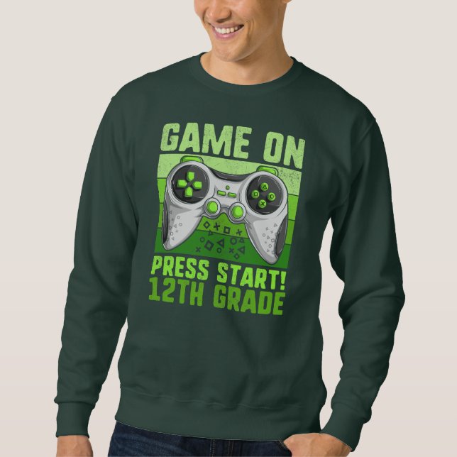 Video Gamer Boys der 12. Klasse Sweatshirt (Vorderseite)