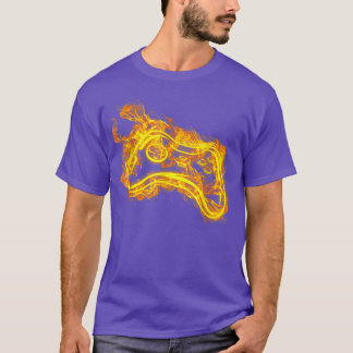Video-Gamer-Controller auf einem Video-Gamer  T-Shirt