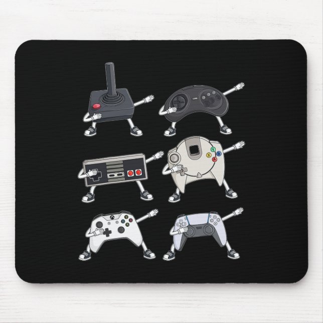 Video-Gamer-Controller spielen Spaß für Jungs Kind Mousepad (Vorne)
