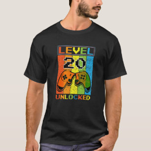 Video-Gamer für Retro-Level-Unlocks im Alter von 2 T-Shirt