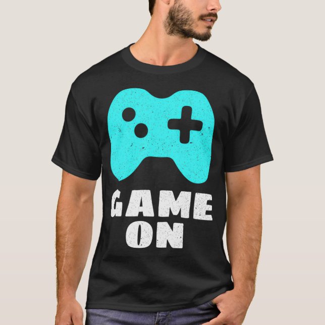 Video Gamer Game On Geschenk für Jungs und Männer T-Shirt (Vorderseite)