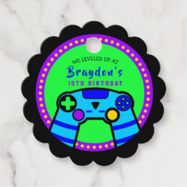 VIDEO GAMER GAMING Geburtstagsparty Geschenk Zuhau Geschenkanhänger