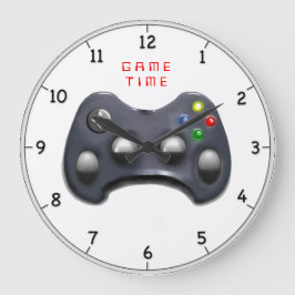 Video-Gamer-Geschenke Große Wanduhr