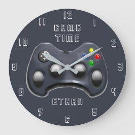 Video Gamer Große Wanduhr