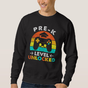 Video-Gamer Ki, der vor dem K auf Schulstufe freig Sweatshirt