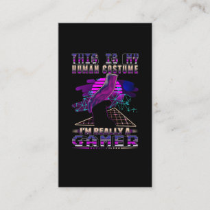 Video Gamer Kid Cool Console Gaming Visitenkarte