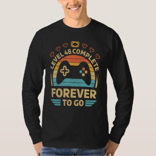Video Gamer Level 48 Comp zum 48. Hochzeitstag T-Shirt