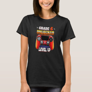 Video-Gamer zurück zur Schulklasse 6 T-Shirt