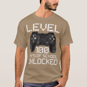 Video Games 100th Day of School For Gamer Boys Ki T-Shirt