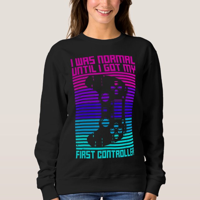 Video-Games-Angebot für einen Controller-Geek Sweatshirt (Vorderseite)
