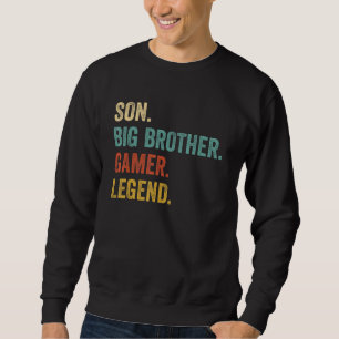 Video Games Funny Big Brother Gamer Teen Jungs Kin Sweatshirt