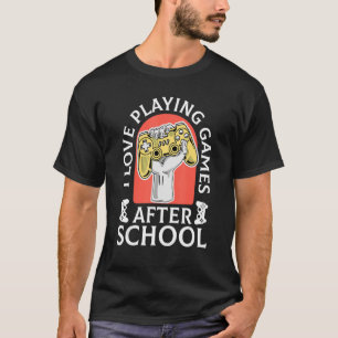 Video Games Gaming School Gamer for Boys Girls K T-Shirt